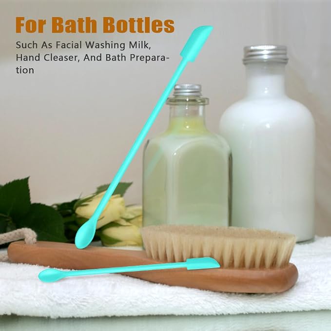 Silicone Spatula Set 6Pcs, Mini Jar Scraper for Makeup & Food | Mini spatulas reach every last drop in jars and bottles, reducing waste for food, cosmetics and personal care products.