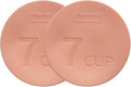 Yodecy Silicone Bowl Lids fit Pyrex Glass Bowls 7402-PC 7 Cup, fit Anchor Hocking Glass Bowls 7402-PC 7 Cup,Replacement Lids(2 Pack Pastel Pink)