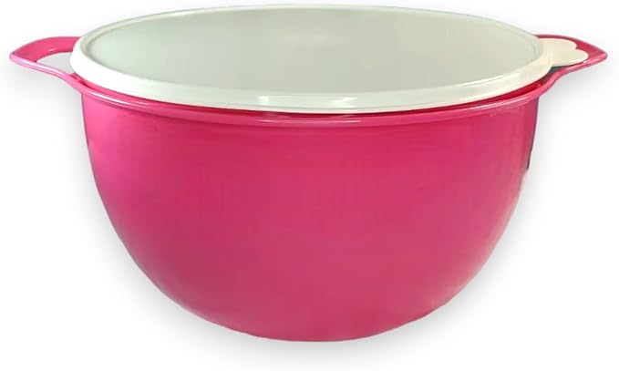 Tupperware Thatsa Mega Bowl Mixing Bowl 42 Cups 10L Hot Pink