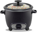 Courant Rice Cooker 6-Cup (Cooked), Removable Non-Stick Bowl, One Touch Rice Cooker,Black