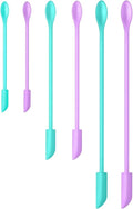 Silicone Spatula Set 6Pcs, Mini Jar Scraper for Makeup & Food | Mini spatulas reach every last drop in jars and bottles, reducing waste for food, cosmetics and personal care products.