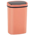 BestOffice | 13 Gallon Plastic Trash Can with Lid | Pink | Automatic Touchless Garbage Can | Odor Control | Modern Oval Design | Easy to Clean | For Kitchen, Bathroom, Office or Home