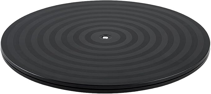 HSTECH 14 Inch Heavy Duty Rotating Swivel Stand - Lazy Susan with Steel Ball Bearings for Model Base/Rotating Plants/Crafts Stand Monitor/TV/Monitors/Potted Plants (360˚ Rotation)