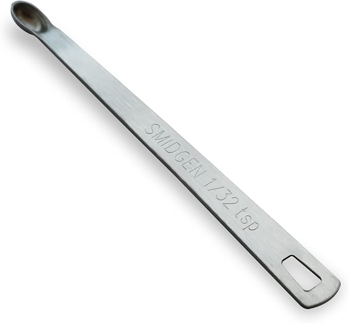 1PCS 1/32tsp(0.16ml) Mini Measuring Spoon, Small Teaspoon for Tiny Amounts | High Precision, Food-Grade, ‌Rust-Free, Dishwasher-Safe, Easy-Read Markings, Multi-Purpose, Sturdy & Durable