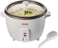 IMUSA USA GAU-00013 Electric Nonstick Rice Cooker 8-Cup (Uncooked) 16-Cup (Cooked), White