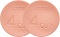 Yodecy Silicone Bowl Lids fit Pyrex Glass Bowls 7201-PC 4 Cup, fit Anchor Hocking Glass Bowls 7201-PC 4 Cup,Replacement Lids(2 Pack Pastel Pink)