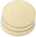 Silicone Trivet Mats 3 Pack Heat Resistant Pot Holders, Multipurpose Non-Slip Hot Pads for Kitchen Potholders, Hot Dishers, Jar Opener, Spoon Holder (Apricot)