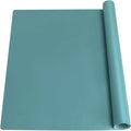 Extra Large Silicone Countertop Mat, Silicone Table Mat Kitchen Counter Protector Nonslip Heat Resistant Desk Mat for Crafts Kids Dinner Placemat Pastry Dough Rolling Mat, Morandi Green
