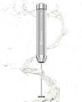 Maestri House LunaFro Max Rechargeable Milk Frother,Stepless Speed Control | 2000mAh lithium battery Frother Handheld, IPX6 Electric Drink Mixer with Stand & 2 Detachable Whisks for Lattes, Cappuccino