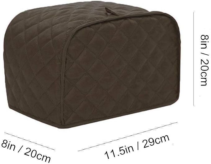 Toaster Appliance Cover Polyester Bread Toaster Cover Bakeware Protector Dust and Fingerprint Protection Two Slices