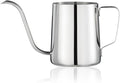 PARACITY Gooseneck Kettle, 12 oz Small Pour Over Kettle, Stainless Steel | Pour over coffee kettle with spout and handle works as a small kettle, small tea kettle or camping coffee pot for travel