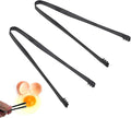 2pcs Egg Chalaza Removal Tool, Stainless Steel Eggshell Fragment Remover Egg Tool Kitchen Tongs Chalaza Remover for Chefs Bakers