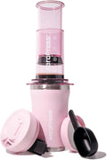 AeroPress Go Plus Portable Coffee Maker Kit, Pink | Small, Travel, Camping & Office, All-in-One French Press, Pour-Over & Espresso-Style Manual Brewer