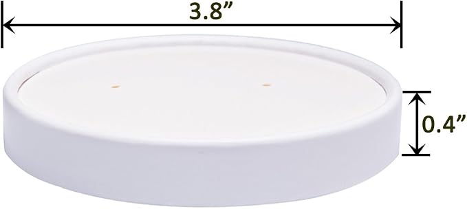 40 Count (16 oz) One - Pint Frozen Dessert Containers with Lids | Ice Cream Cups with Lids