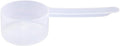 Plastic Measuring Scoop, (39 cc | 2.63 tbsp | 1.32 fl oz. | 39 mL) Long Handle Spoons for Powders, Granules, Coffee, Pet Food, Baking Supplies, Protein and Other Dry Goods, BPA Free (Set of 100)