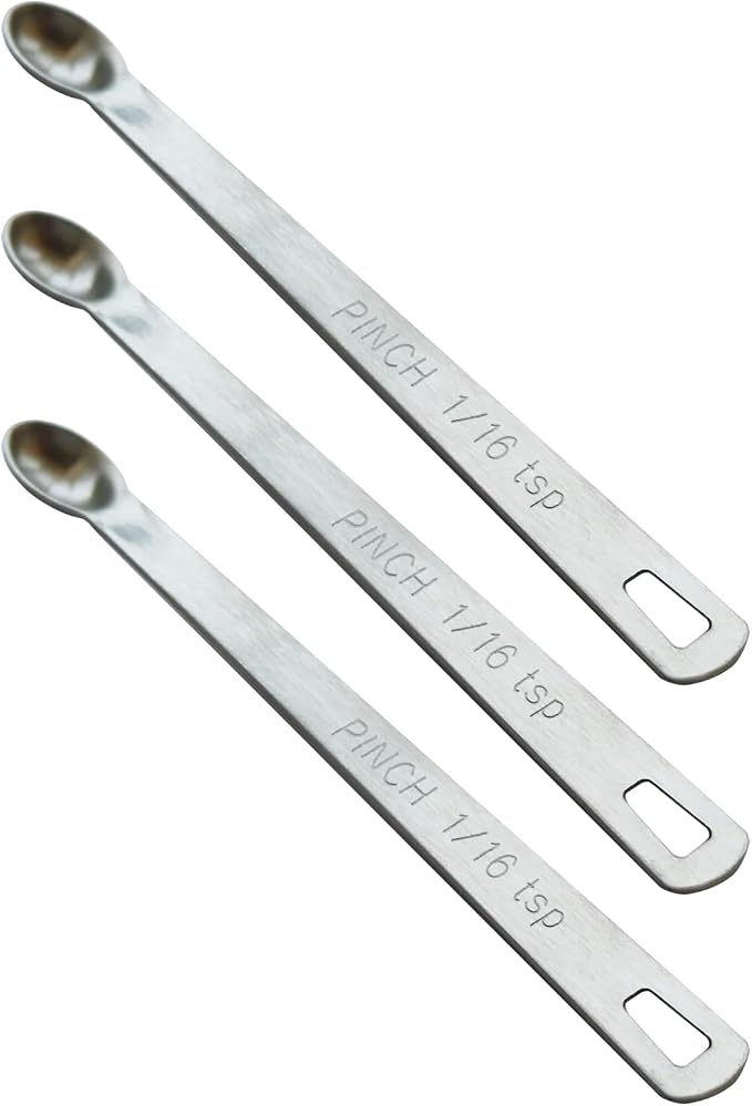 5PCS 1/16tsp(0.31ml) Mini Measuring Spoon, Small Teaspoon for Tiny Amounts | High Precision, Food-Grade, ‌Rust-Free, Dishwasher-Safe, Easy-Read Markings, Multi-Purpose, Sturdy & Durable