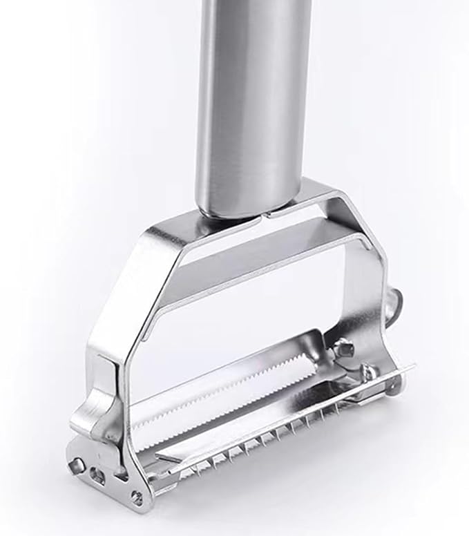 Vegetable Peeler，SZYIKUER Stainless Steel 2 in 1 Julienne Vegetable Peeler Perfect for Carrot Potato Melon Gadget Vegetable Fruit