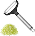 LHS Cabbage Peeler for Kitchen, Wide Mouth Vegetable Peeler, Stainless Steel Fruit Shredder Slicer with Non-Slip Handle and Sharp Blade