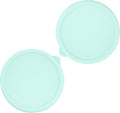 1 Cup Round Silicone Storage Cover Lids Replacement for Anchor Hocking and Pyrex 7202-PC Glass Bowls (Container not Included) (Green) 2 Pack