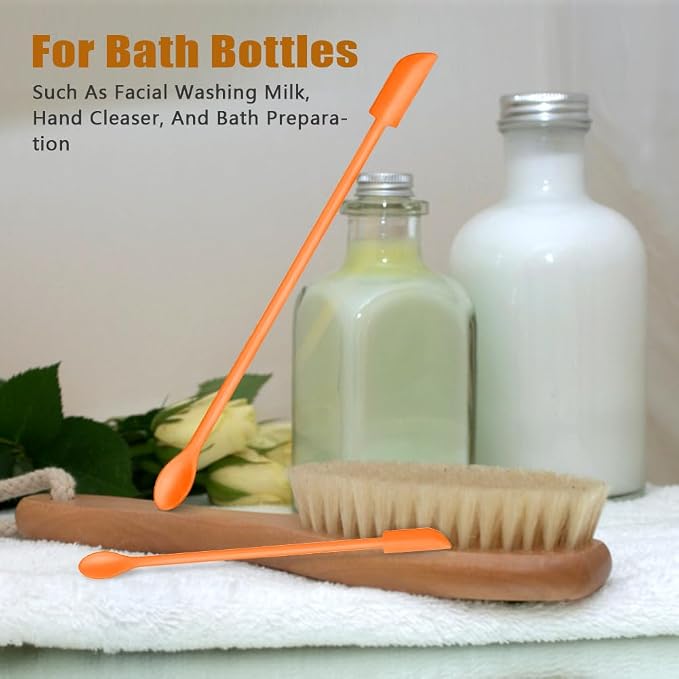 Silicone Spatula Set 6Pcs, Mini Jar Scraper for Makeup & Food | Mini spatulas reach every last drop in jars and bottles, reducing waste for food, cosmetics and personal care products.