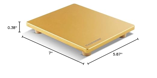 6x7 Inches Cooling Plate for Collection - Food Grade Working Surface Made of 6061 Aluminum with a Fabric Bag