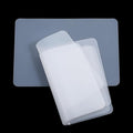 4 PCS Small Silicone Mat, Silicone Mats for Crafts and Kitchen, Small Heat Resistant Non-Slip Clear Countertop Protector, Translucent Placemat for DIY, Jewelry, Epoxy Resin, Baking