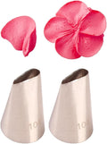 Piping Tip 104 Petal Tip for Blooming Flowers,Rose,Petals &Waves,2 Pcs