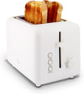 WILLOW Eco Series 2-Slice Toaster, Extra-Wide Slots for Bagels & Artisan Bread, 6 Shade Browning Settings, High-Lift Toast Boost, Removable Crumb Tray, Cancel/Defrost Buttons, Toaster 2 Slice