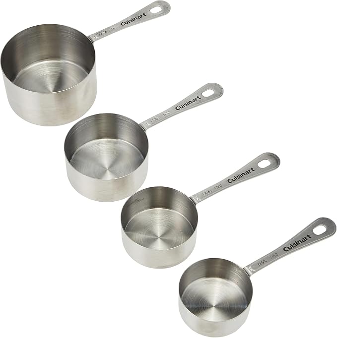 Cuisinart CTG-00-SMC Stainless Steel Measuring Cups, Set of 4