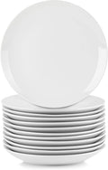 10 Strawberry Street 7.5" Catering Coupe Salad/Dessert Plate, Set of 12,White