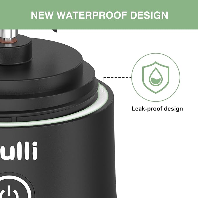 Mulli Portable Blender,17oz Portable Blender for Shakes & Smoothies, USB-C Rechargeable, BPA-Free, with Leak-Proof Lid & Straw Lid, Dishwasher Safe Cups