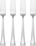 Lenox Portola Dinner Forks Silverware Set for 4, Flatware | mirror finish, dishwasher safe | classic design, entertaining, cutlery set, utensil set, 8.21 inch length