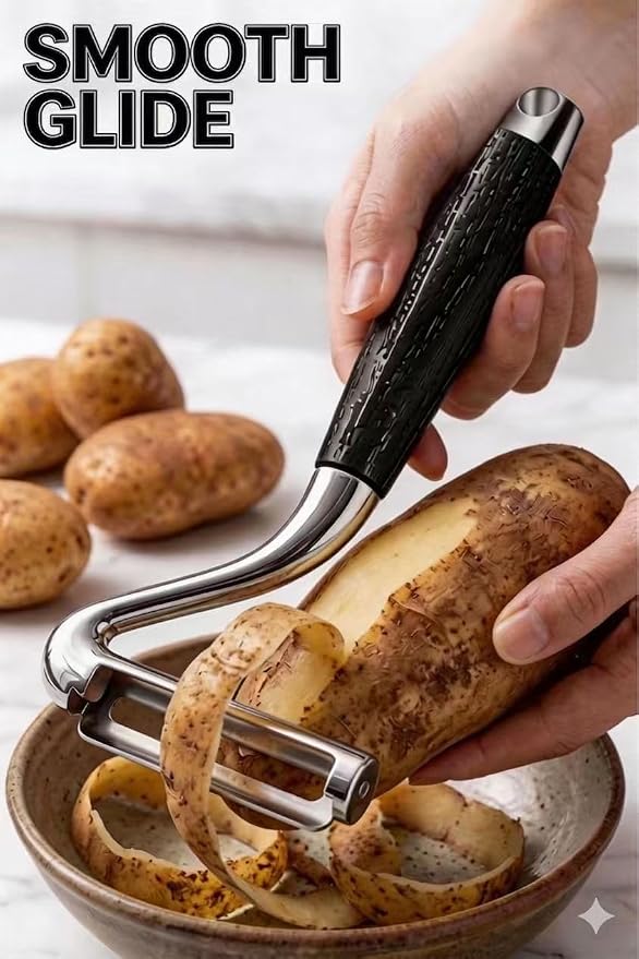 Vegetable Peeler,5-Year Warranty,Zero Flex Potato Veggie Peeler for Kitchen