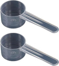 10g/20ml Measuring-Spoons Scoop for Creatine,Powders,Cooking,Recipes,Lab,Food Grade PP Material,BPA-free,Meets FDA Standards，2-Packs(With milliliter scale marking) Transparent