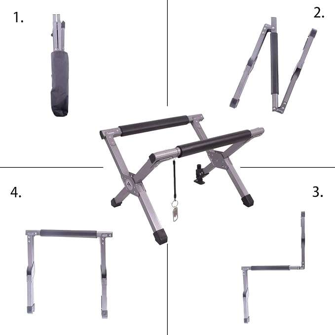 Ablazer Folding Cooler Stand with Carry Bag, Anti-Slip for Camping Hiking BBQ Cooking Picnic Outdoor, Light Weight Foldable Fridge Ice Box Holder