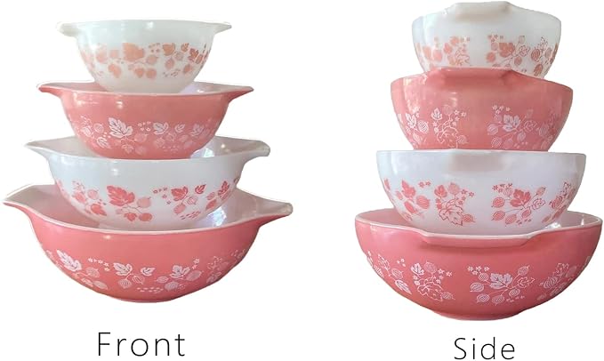 4pcs Display Stands for Pyrex Mixed Cinderella Bowls, Stacker Stacking Rings for Pyrex Bowls, Bowl Display Stands for cabinet, Cabinet Organizer, SPANSEE, Mint Green