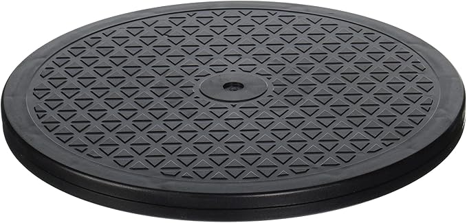 LapWorks 10 inch Heavy-Duty Swivel Base - 0.8" Profile, Supports 100lbs - 360˚ Rotating Turntable and Lazy Susan Stand for Monitors, Computers, Plants, More