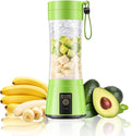 Mini Portable Travel Smoothies Blender - 380ML Personal Size Blender | BPA Free Traveling Cup & 6 Blades, Powerful Blending Small Blender Convenient to Squeeze Juice in Travel Sports Picnic