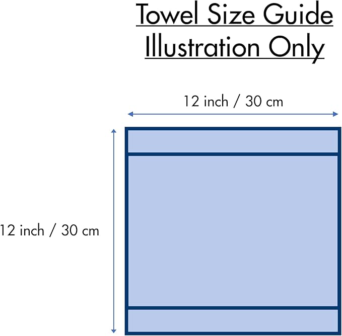 Bumble Dish Cloths (8-Pack), 100% Cotton Kitchen Towels, 12"x12" - Black | 405 GSM | Soft, Highly Absorbent & Durable Dish Towels for Kitchen