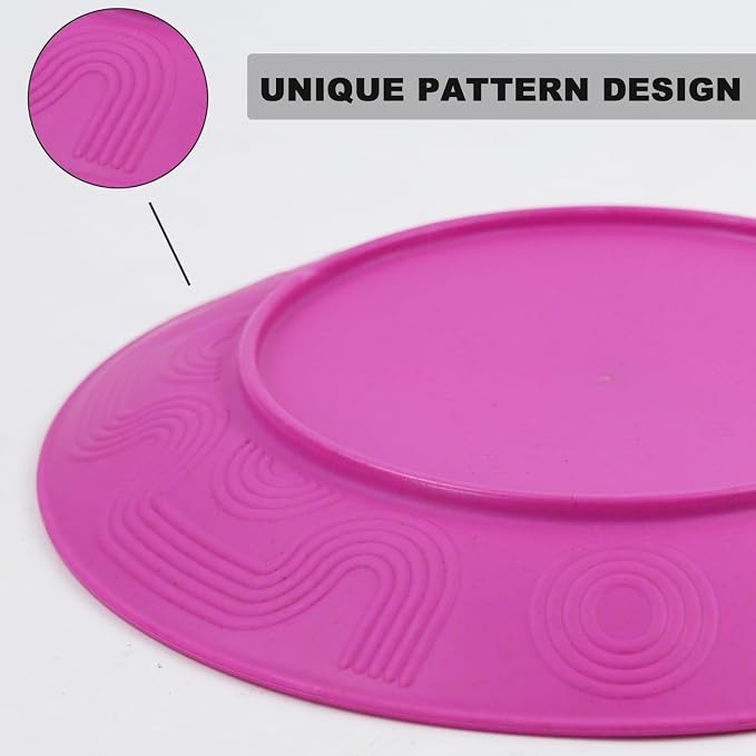 PYRMONT Wheat Straw Plates and Bowls Sets 40 PCS Unbreakable Dishes Set for 8 Microwave & Dishwasher Safe Dinnerware Sets for Kitchen,Party,RV Camping Dishes-Pink Matte