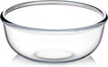 NUTRIUPS 6 QT Large Glass Mixing Bowl, Clear Big Salad Bowl for Kitchen | 6 QT Large Capacity,Borosilicate Glass Big Bowl for Sourdough Oven & Microwave Safe,Easy to Clean ﻿