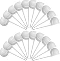 Patelai 20 Pack 15ml/15cc Plastic Tablespoon White Measuring Spoons Long Handle Tablespoon for Coffee, Pet Food, Grains, Protein, Spices and Other Dry Goods