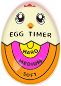 Lasubst Egg Timer for Boiling Eggs that Changes Color When Done, Orange