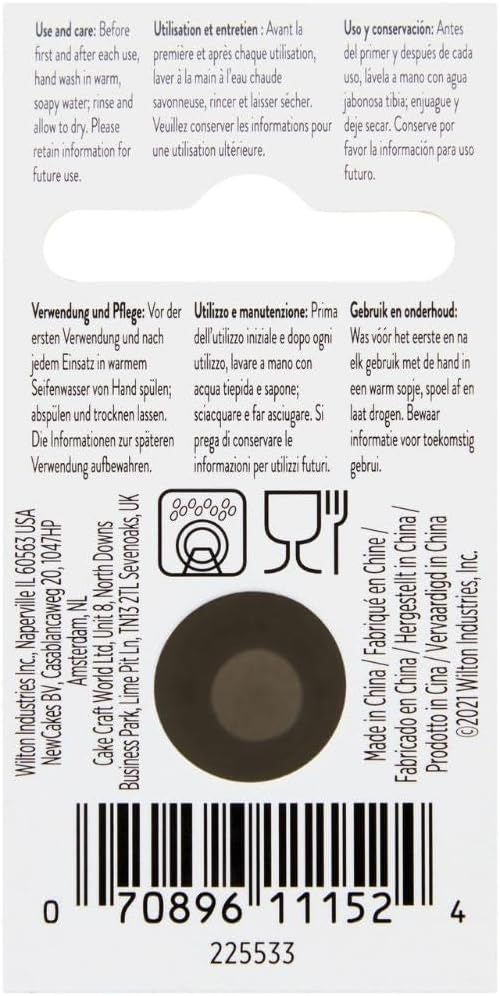Round Decorating Piping Tip #12 | Round decorating tip is ideal for balls, dots, lettering, outlines and figure piping.