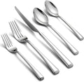 Alata Bailey 20-Piece Forged Silverware Set Stainless Steel Flatware Set,Service for 4,Mirror Polished Cutlery Set,Dishwasher Safe…