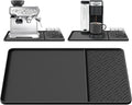 Silicone Coffee Mat with Raised Edges 24" x 16" – Waterproof Countertop Mat, Coffee Maker Pad, Espresso Machine Mat, Heat Resistant Dish Drying Mat