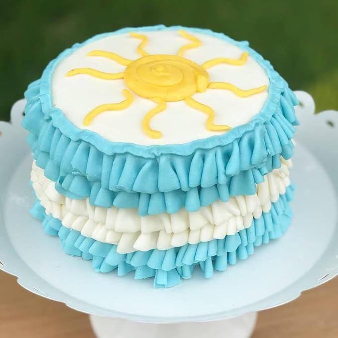 Ruffle Piping Tips for Cake Decorating, 7 Ruffle Icing Pastry Skirt Tips