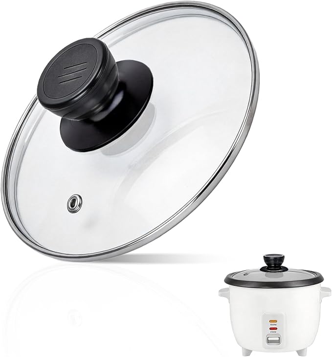 6.9in Tempered glass cover - compatible with aroma Rice Cooker （ARC-363NG）
