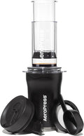 AeroPress Go Plus Portable Coffee Maker Kit, Black | Small, Travel, Camping & Office, All-in-One French Press, Pour-Over & Espresso Style Manual Brewer