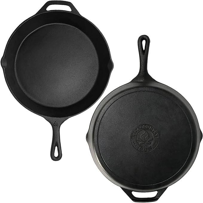 10-1/4 Inch Round Medium Pre-Seasoned Cast Iron Skillet
